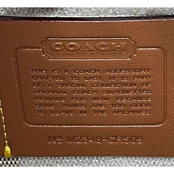 NWT Coach CR509 Floral Print Leather Swinger 20 Bag - Picture 11 of 12